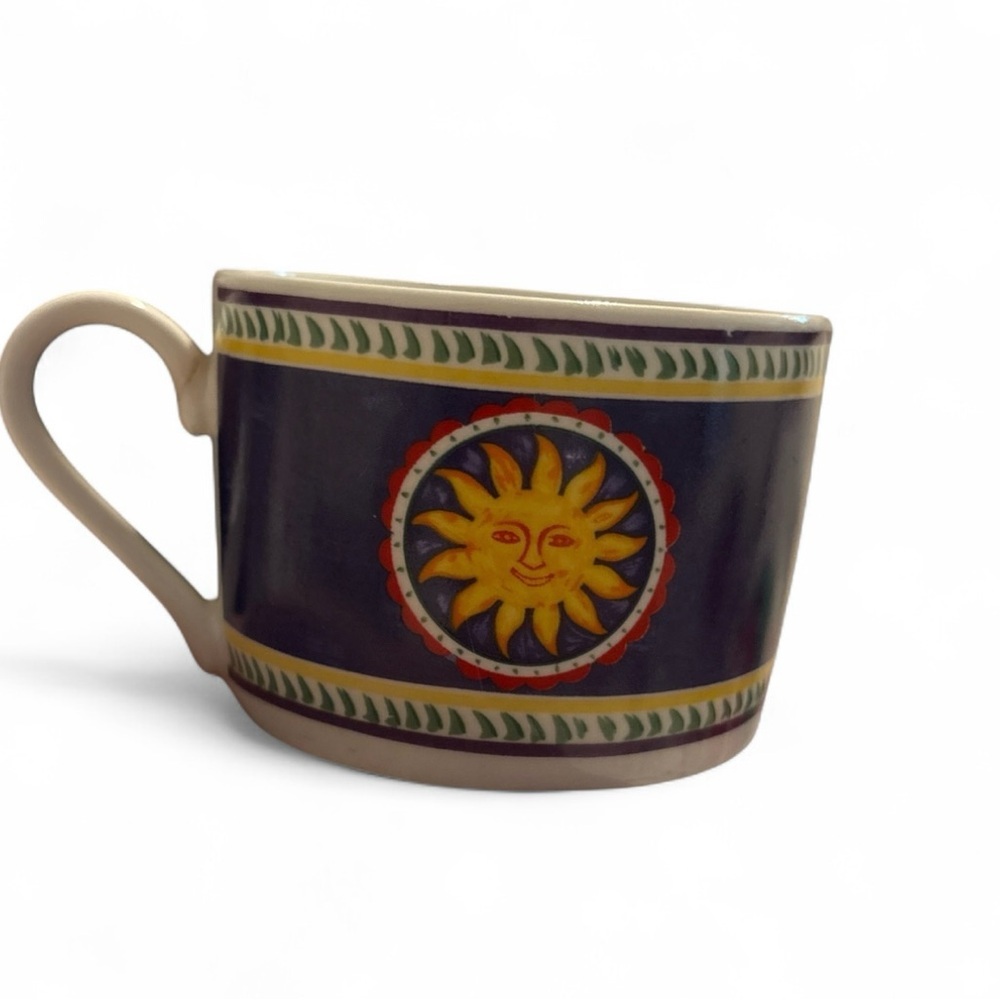 Celestial Sun and Moon Motif Coffee Mug Microwave & Dishwasher Safe